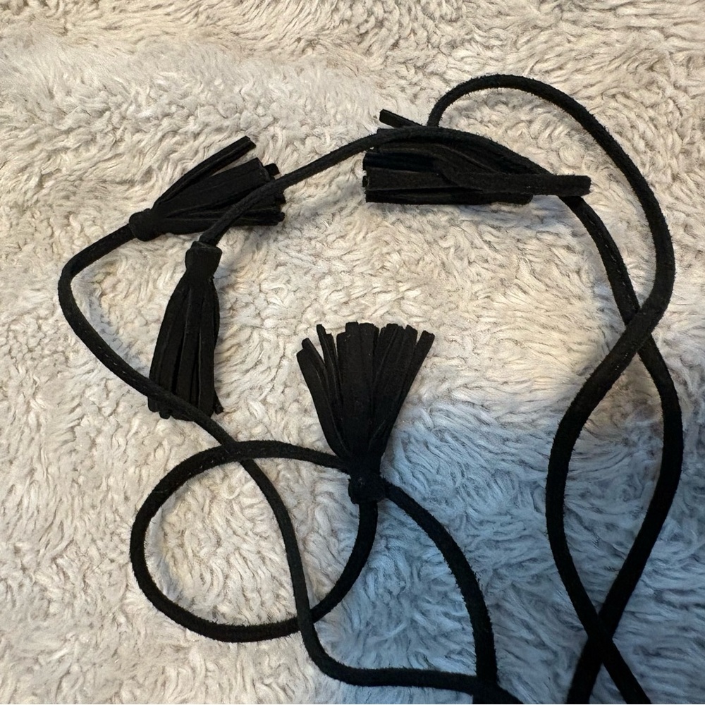 Sezane Black Suede Heels - Picture 11 of 11